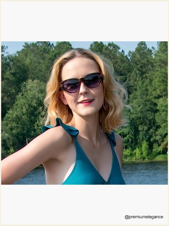 Retro Cat Eye Sunglasses UV400 Protection Vintage Trendy Thick Frame main image 4